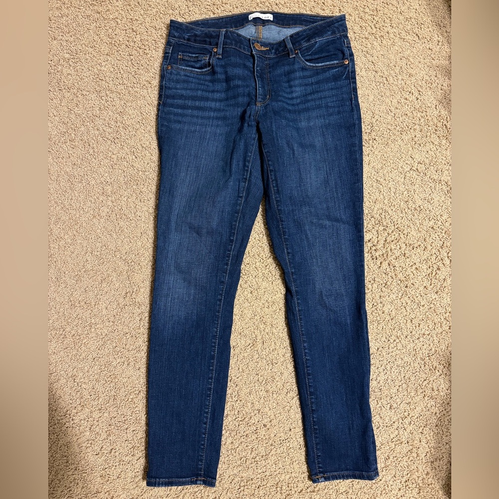 LOFT Curvy Skinny Crop Denim